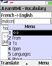 JLearnItME - menu